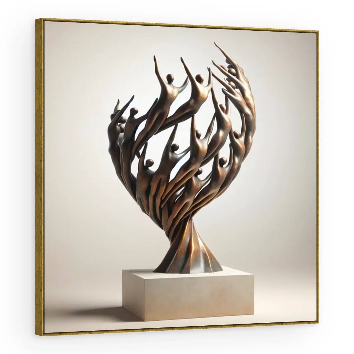 Quadro Decorativo Canvas Chama Humana - ES0044