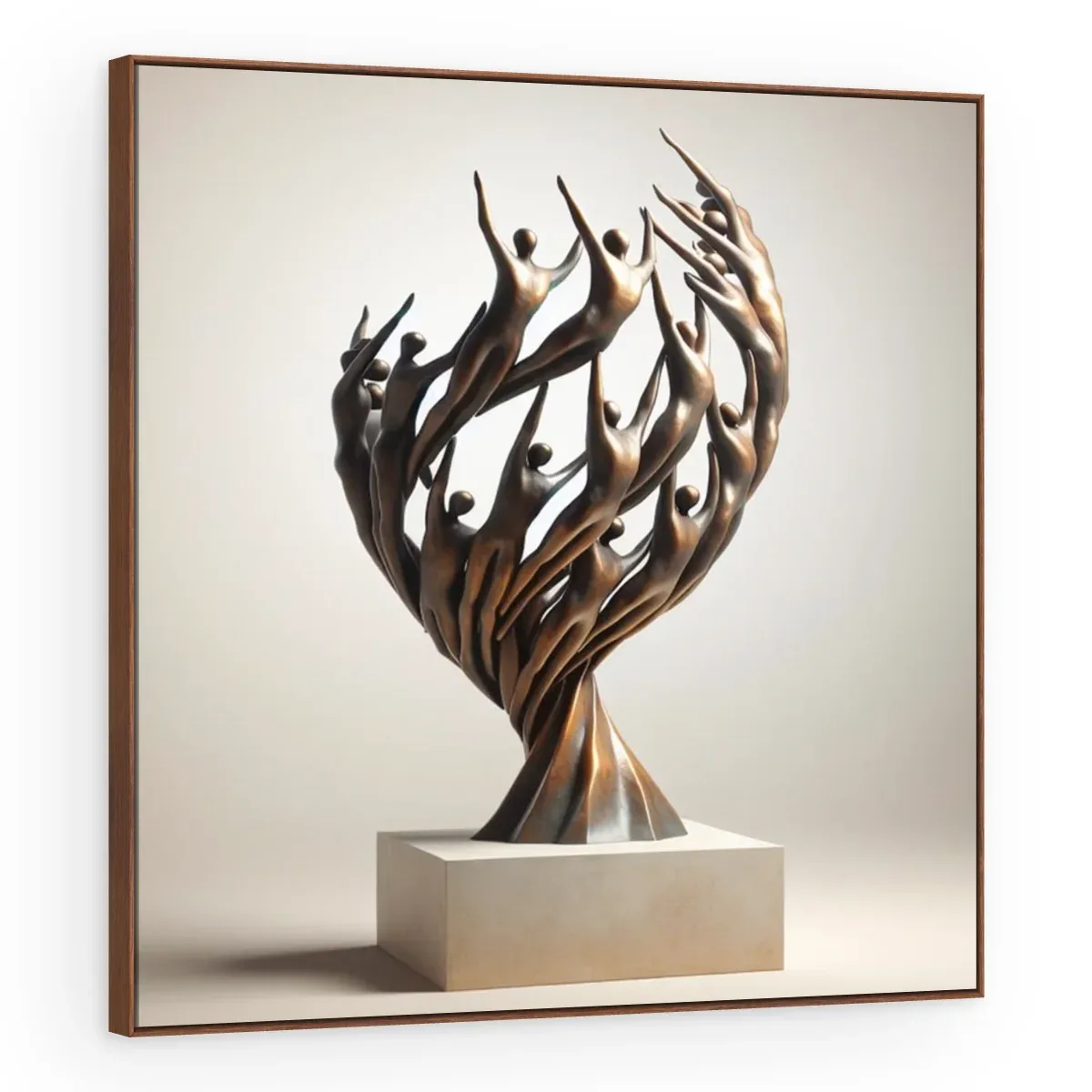 Quadro Decorativo Canvas Chama Humana - ES0044