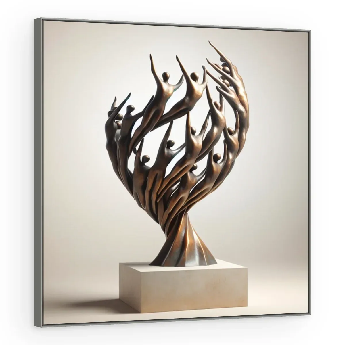 Quadro Decorativo Canvas Chama Humana - ES0044