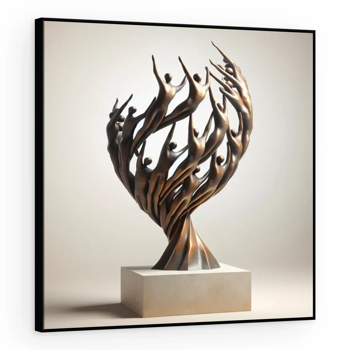 Quadro Decorativo Canvas Chama Humana - ES0044