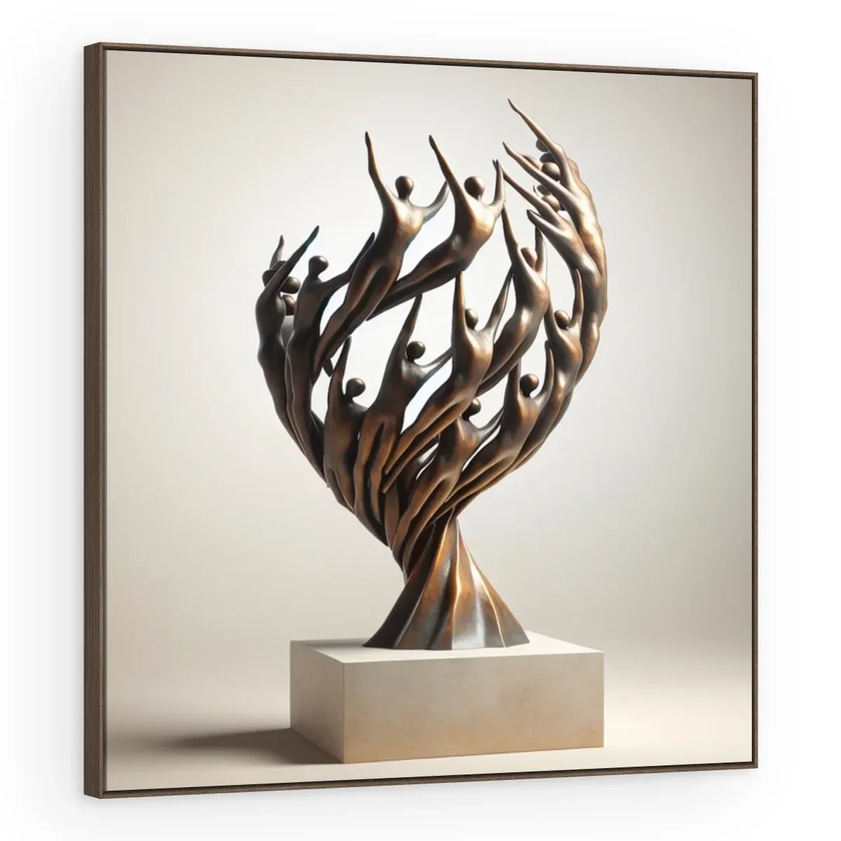 Quadro Decorativo Canvas Chama Humana - ES0044