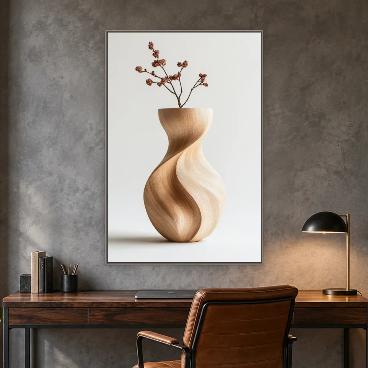 Quadro Decorativo Canvas Vaso Galho - ES0049