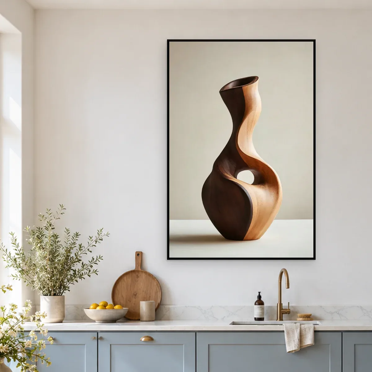 Quadro Decorativo Canvas Vaso Vazado - ES0050