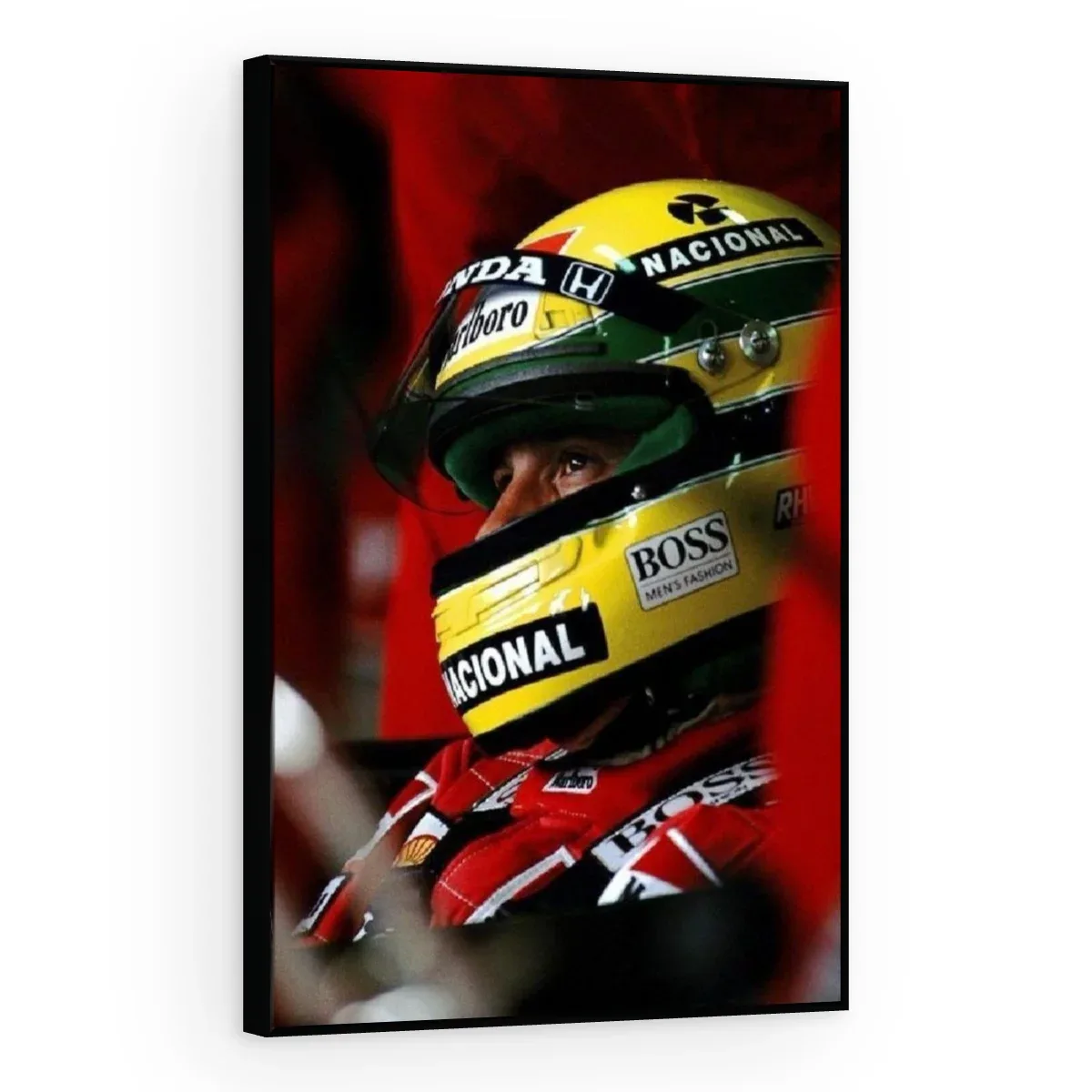 Quadro Decorativo Canvas Senna Capacete - FM0002