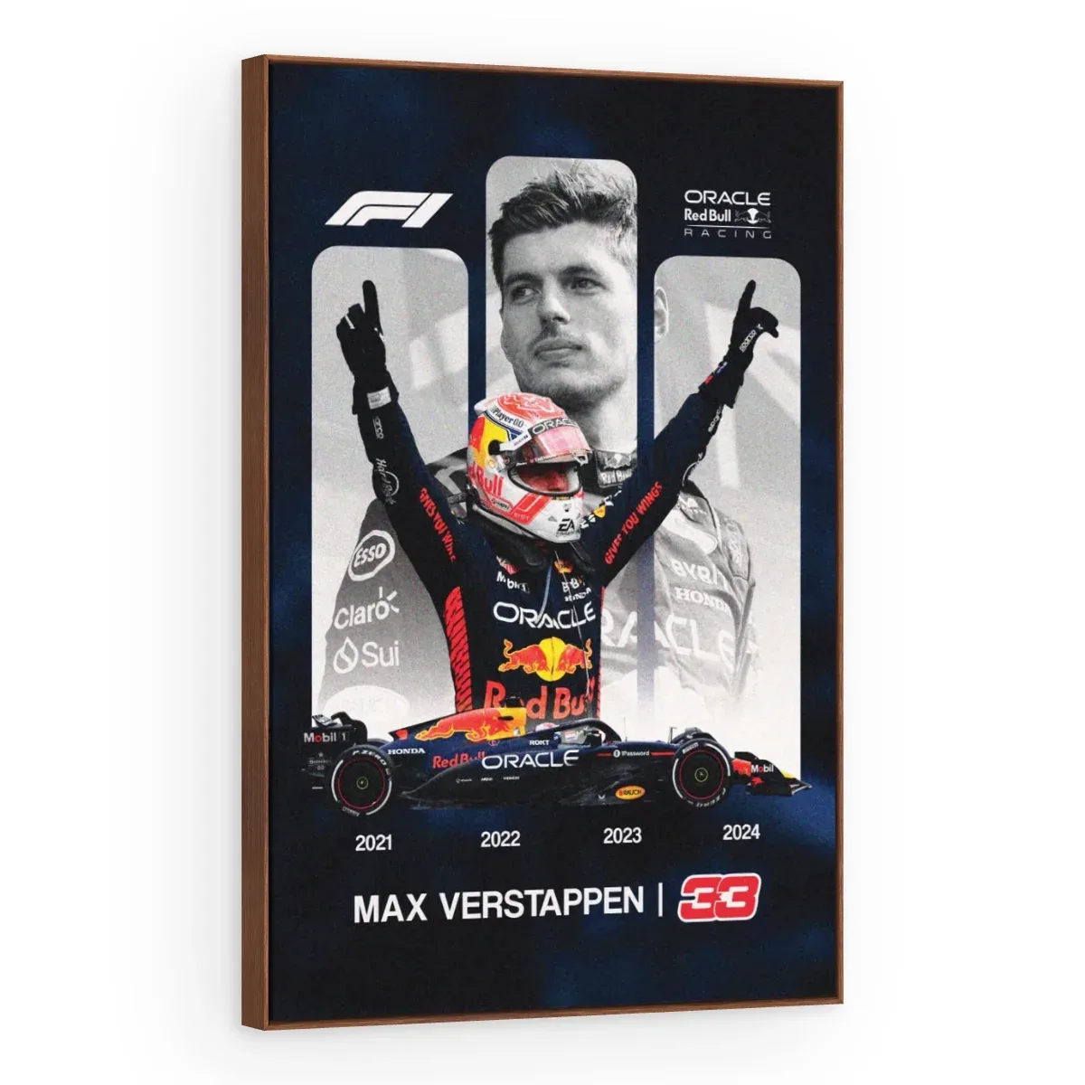 Quadro Decorativo Canvas Verstappen Campeão - FM0003