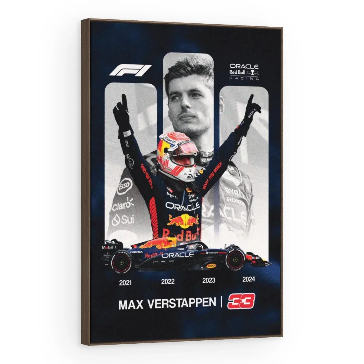 Quadro Decorativo Canvas Verstappen Campeão - FM0003