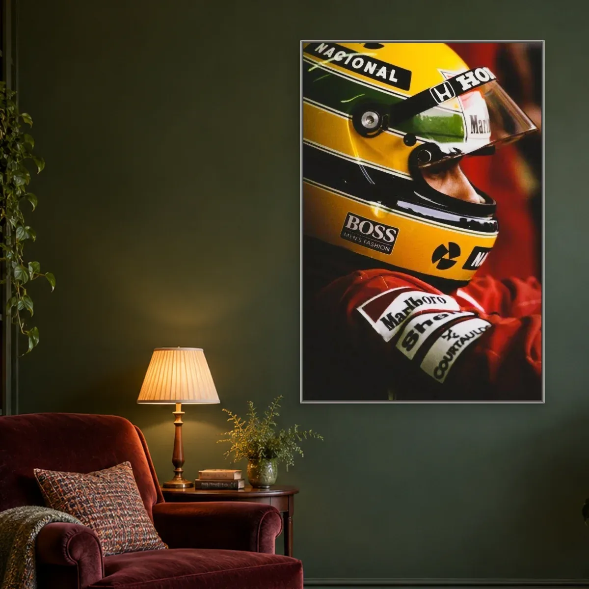 Quadro Decorativo Canvas Senna Viseira - FM0004