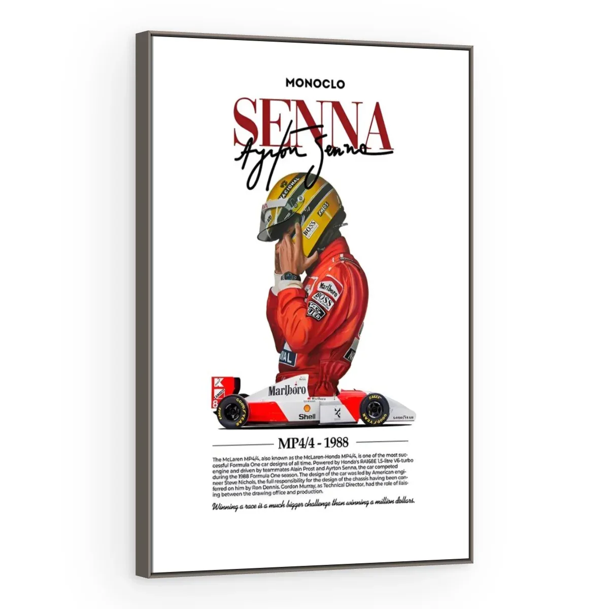 Quadro Decorativo Canvas Senna Minimalista - FM0005