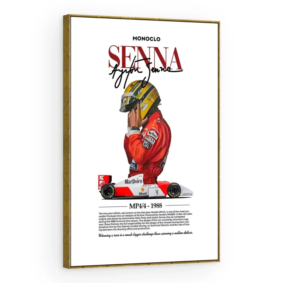 Quadro Decorativo Canvas Senna Minimalista - FM0005