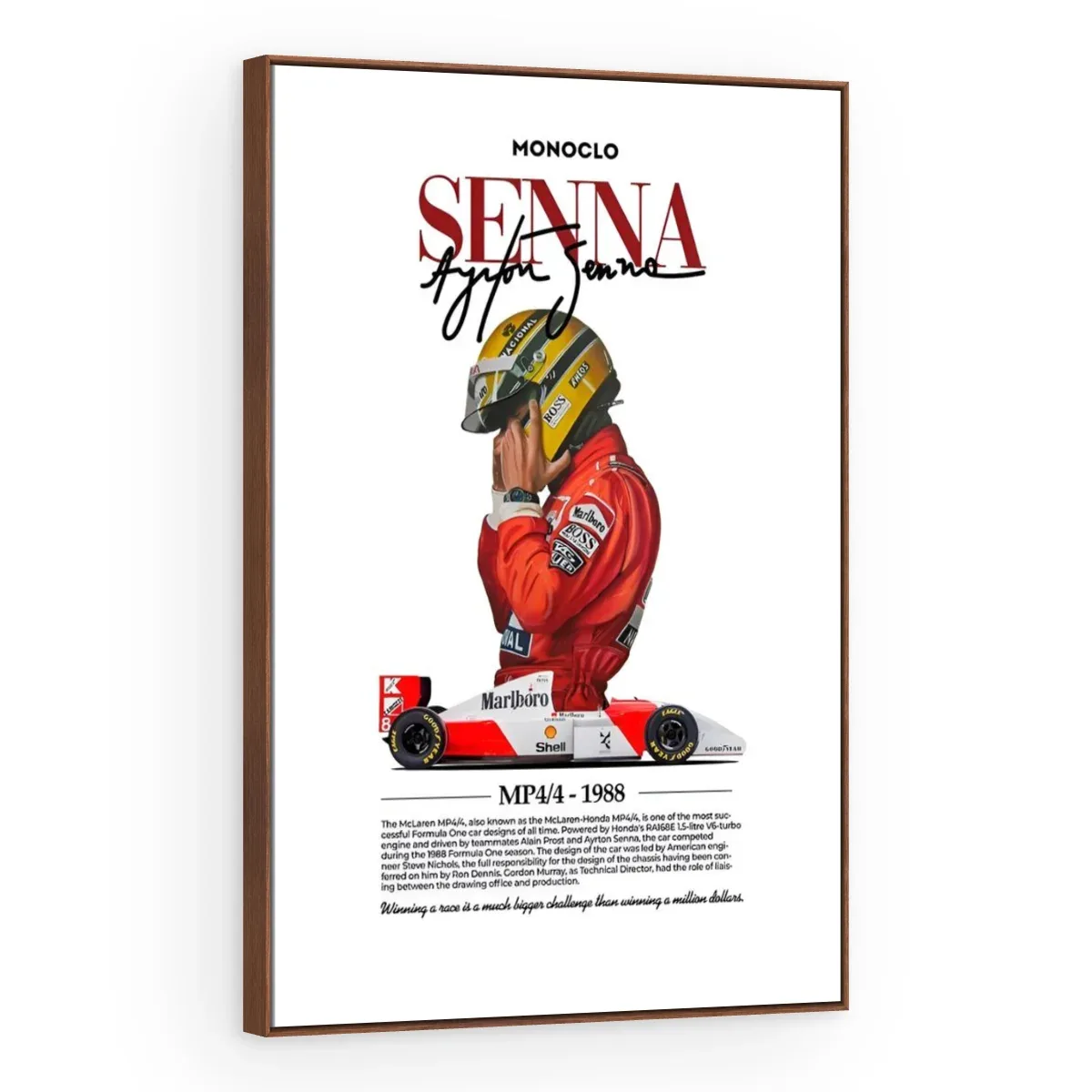 Quadro Decorativo Canvas Senna Minimalista - FM0005