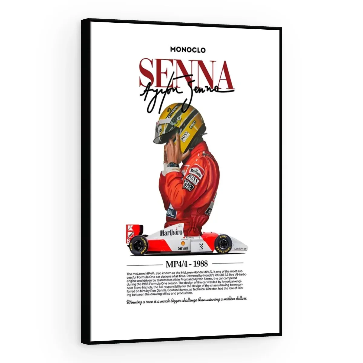 Quadro Decorativo Canvas Senna Minimalista - FM0005