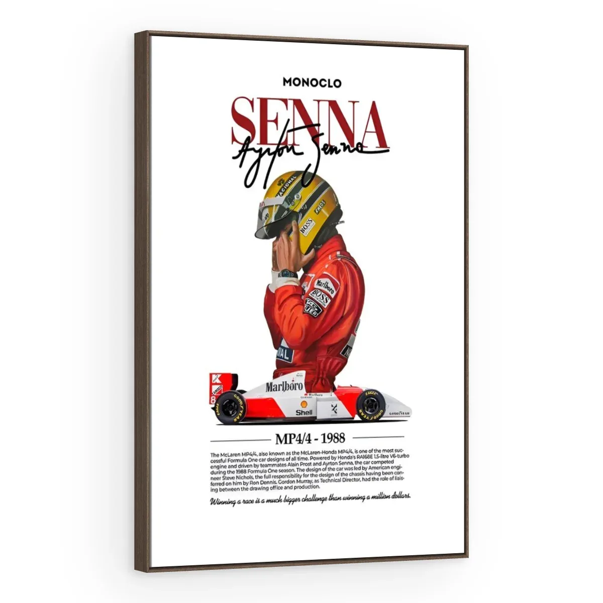 Quadro Decorativo Canvas Senna Minimalista - FM0005