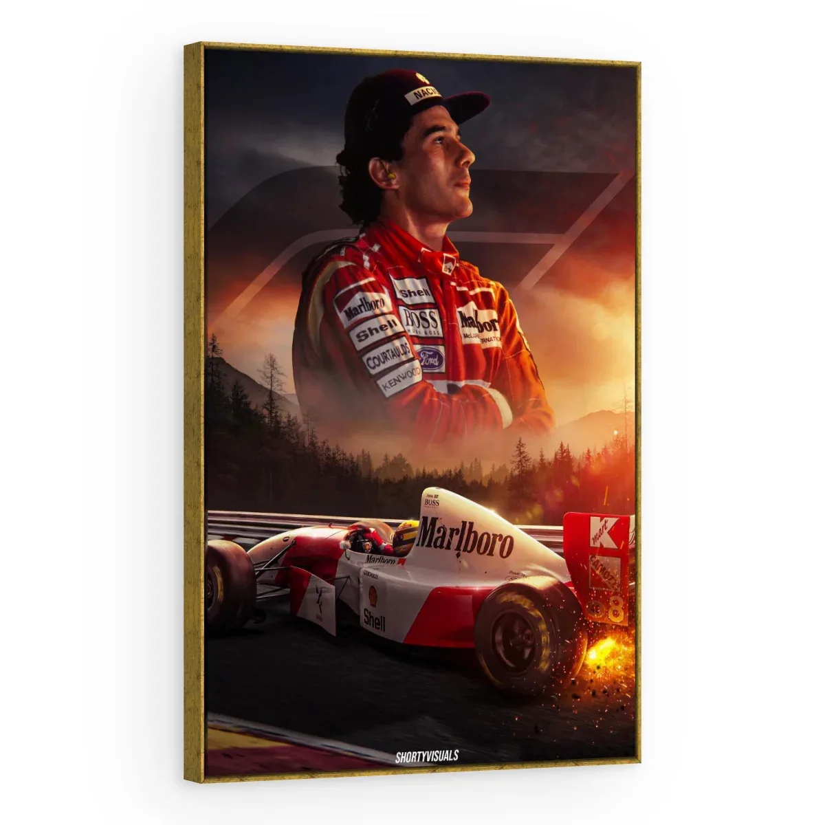 Quadro Decorativo Canvas Senna Épico - FM0007