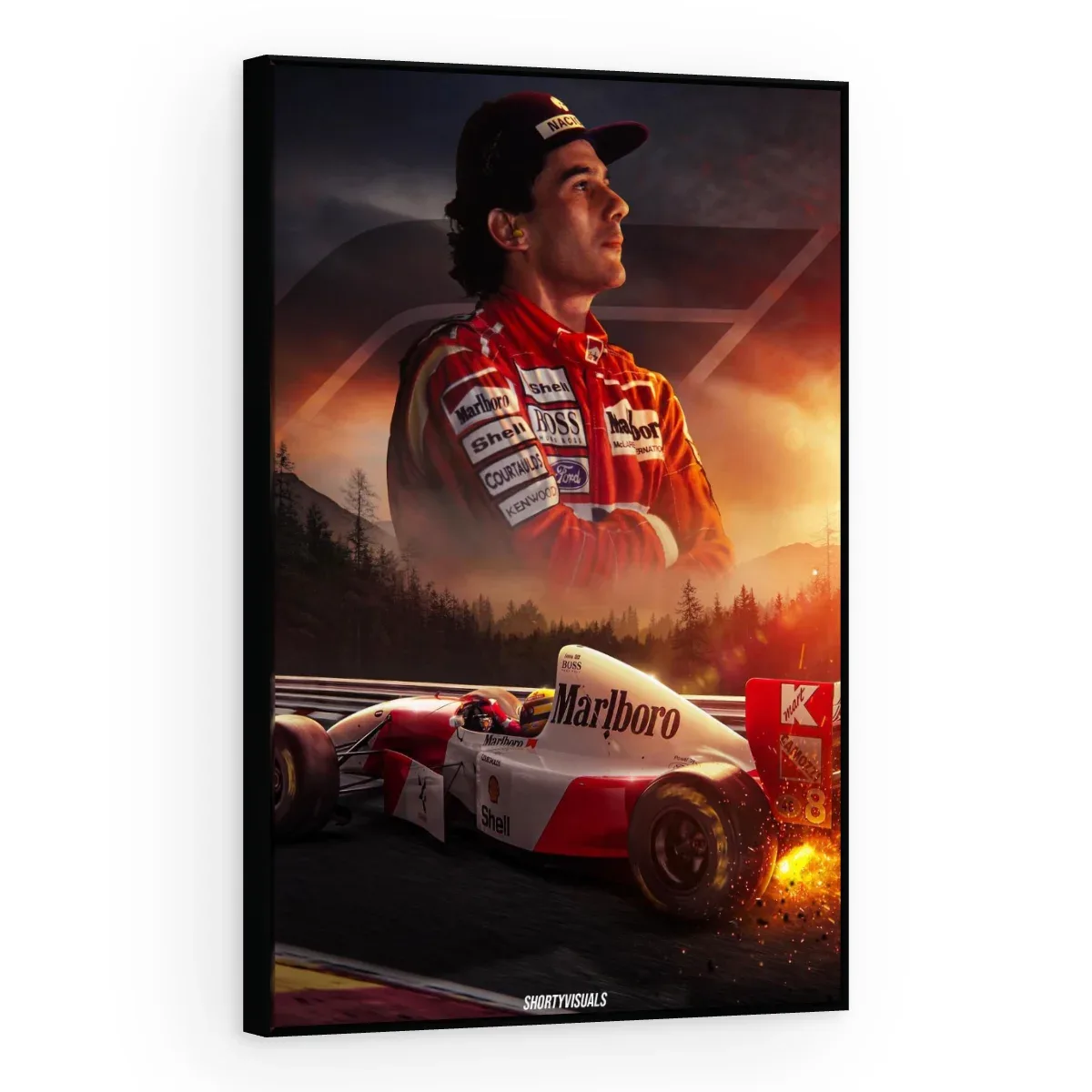 Quadro Decorativo Canvas Senna Épico - FM0007