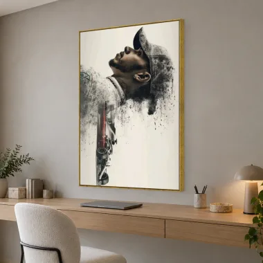 Quadro Decorativo Canvas Hamilton Artístico - FM0009