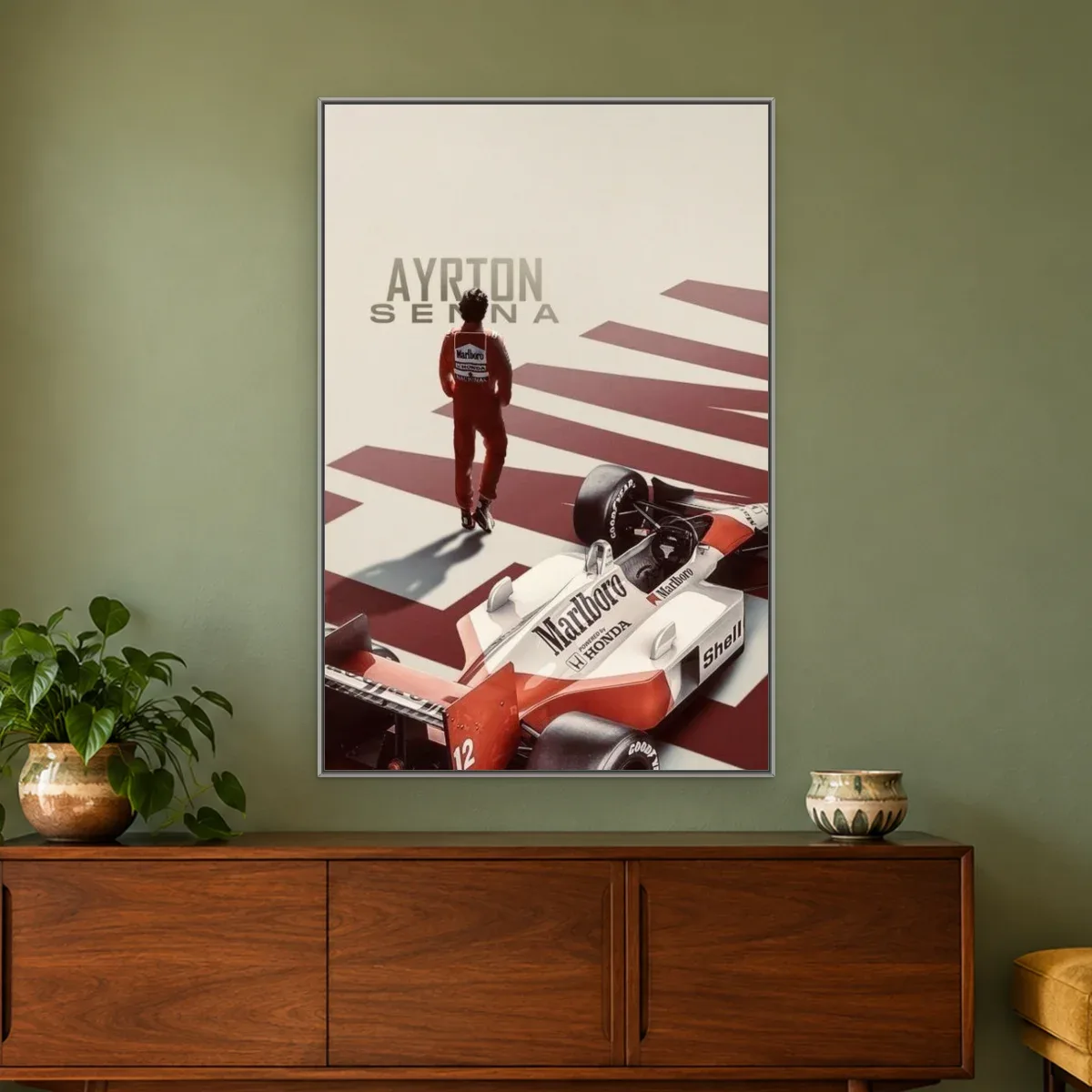 Quadro Decorativo Canvas Ayrton Senna - FM0014