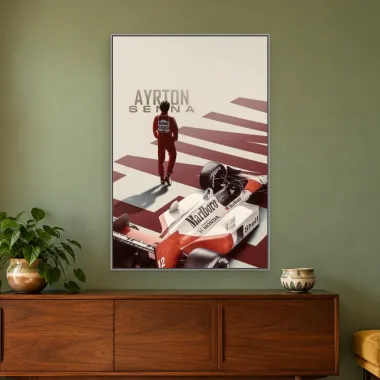 Quadro Decorativo Canvas Ayrton Senna - FM0014