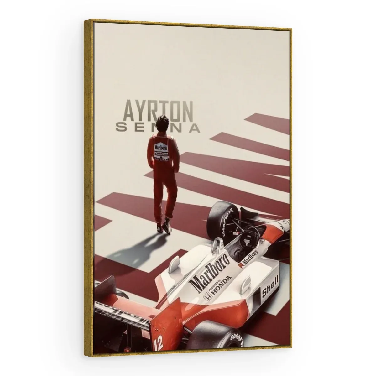 Quadro Decorativo Canvas Ayrton Senna - FM0014