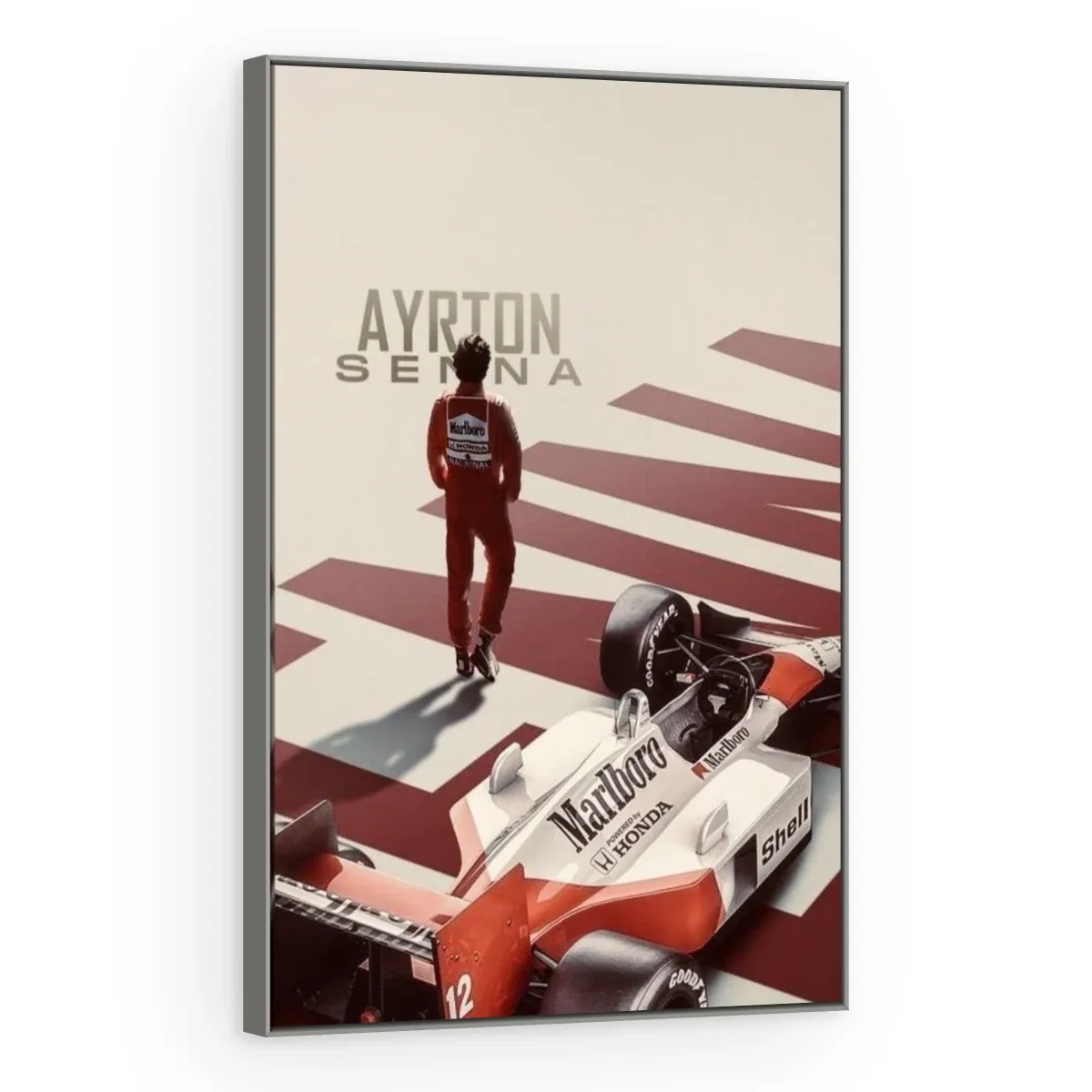 Quadro Decorativo Canvas Ayrton Senna - FM0014