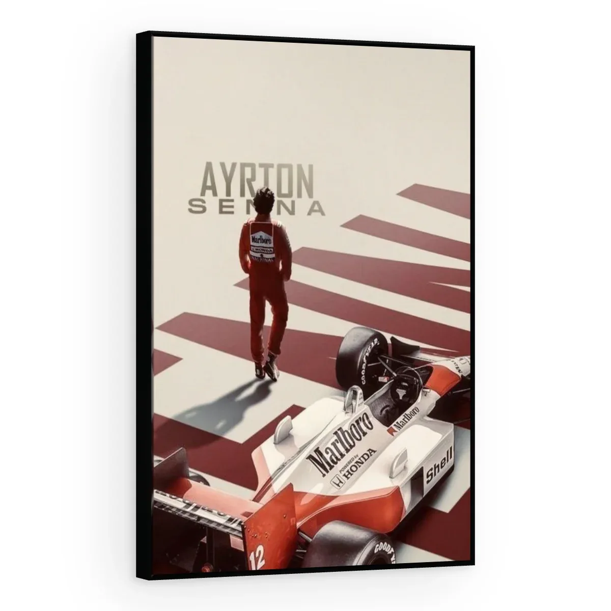 Quadro Decorativo Canvas Ayrton Senna - FM0014