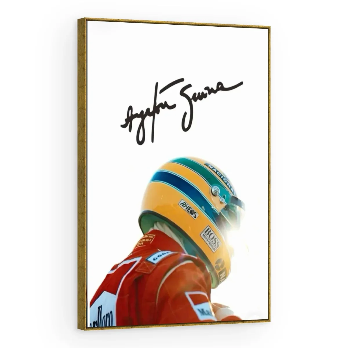 Quadro Decorativo Canvas Senna Autógrafo - FM0016