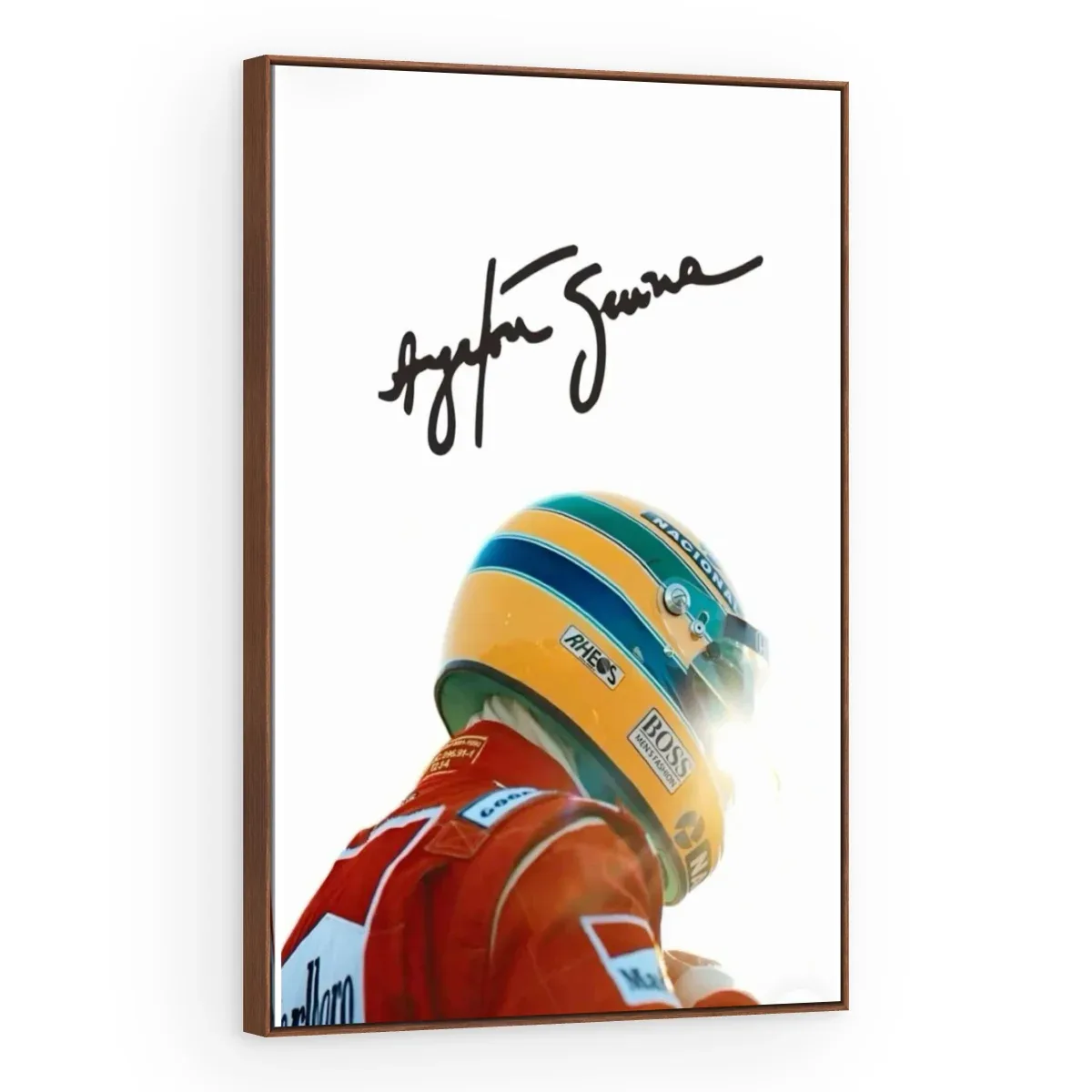 Quadro Decorativo Canvas Senna Autógrafo - FM0016
