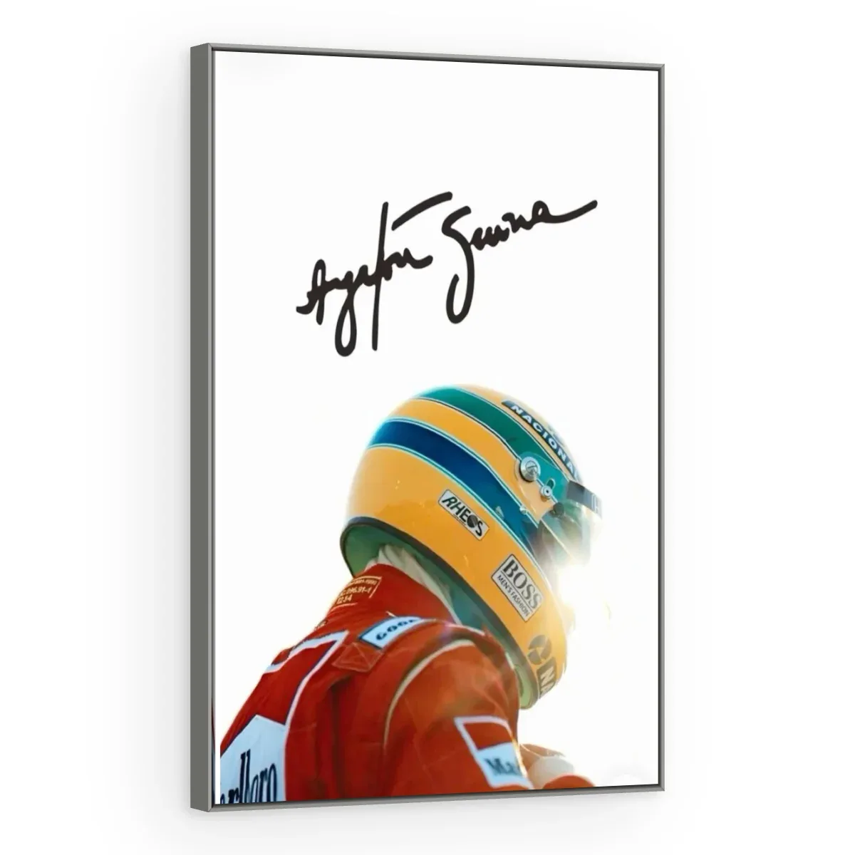 Quadro Decorativo Canvas Senna Autógrafo - FM0016