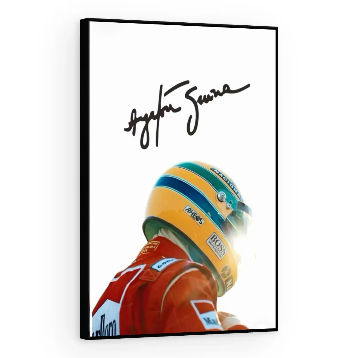 Quadro Decorativo Canvas Senna Autógrafo - FM0016