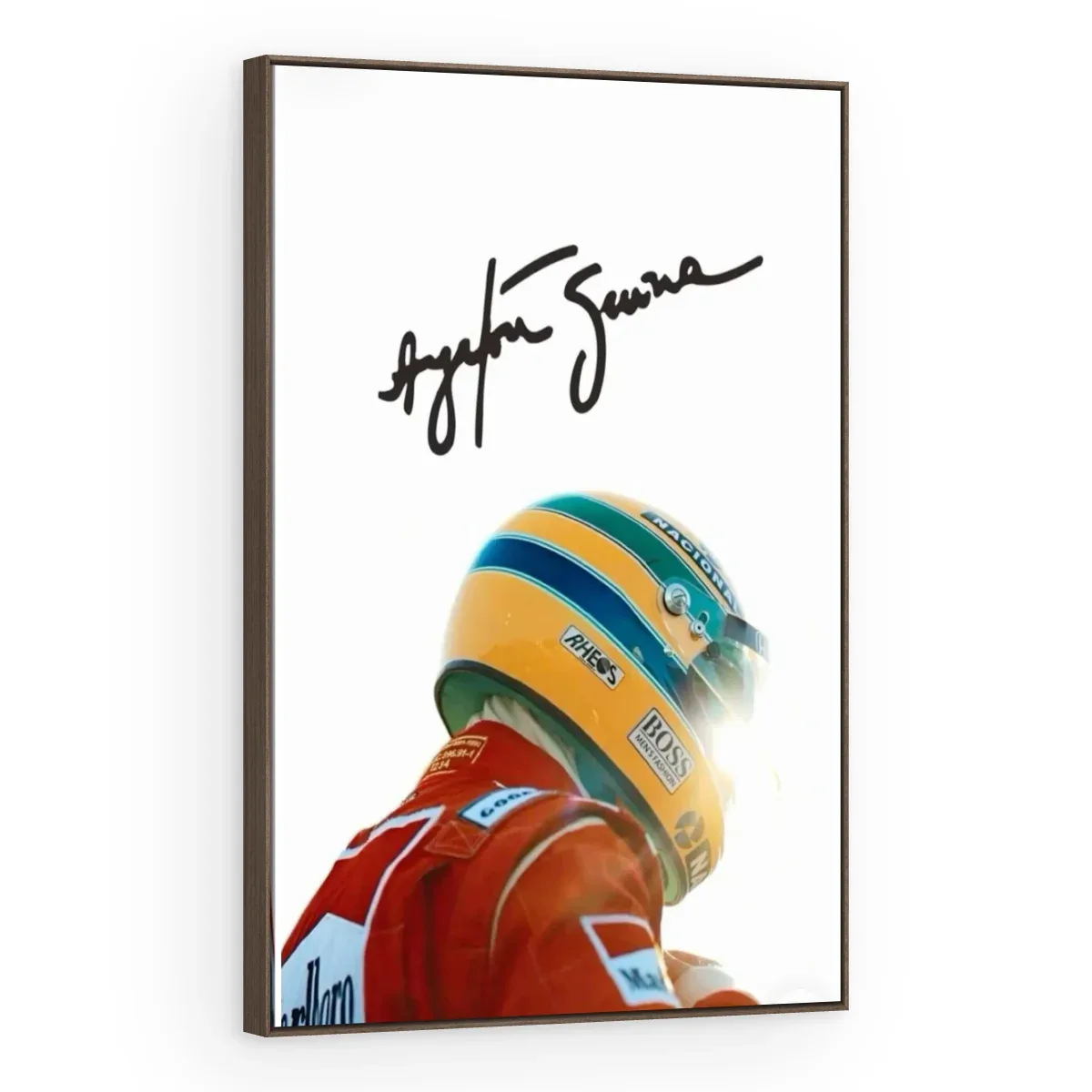 Quadro Decorativo Canvas Senna Autógrafo - FM0016