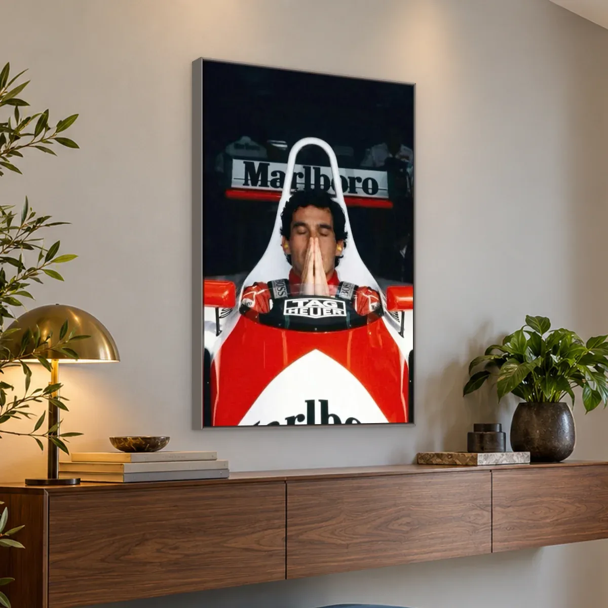 Quadro Decorativo Canvas Senna Oração - FM0017