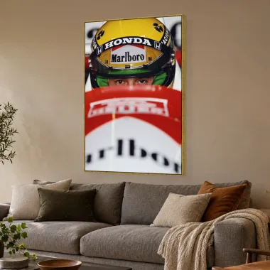 Quadro Decorativo Canvas Senna Cockpit - FM0019