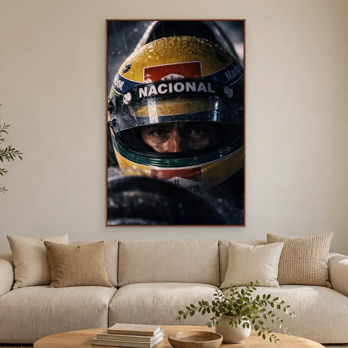Quadro Decorativo Canvas Senna Chuva - FM0022