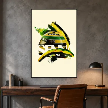 Quadro Decorativo Canvas Senna Pinceladas - FM0023
