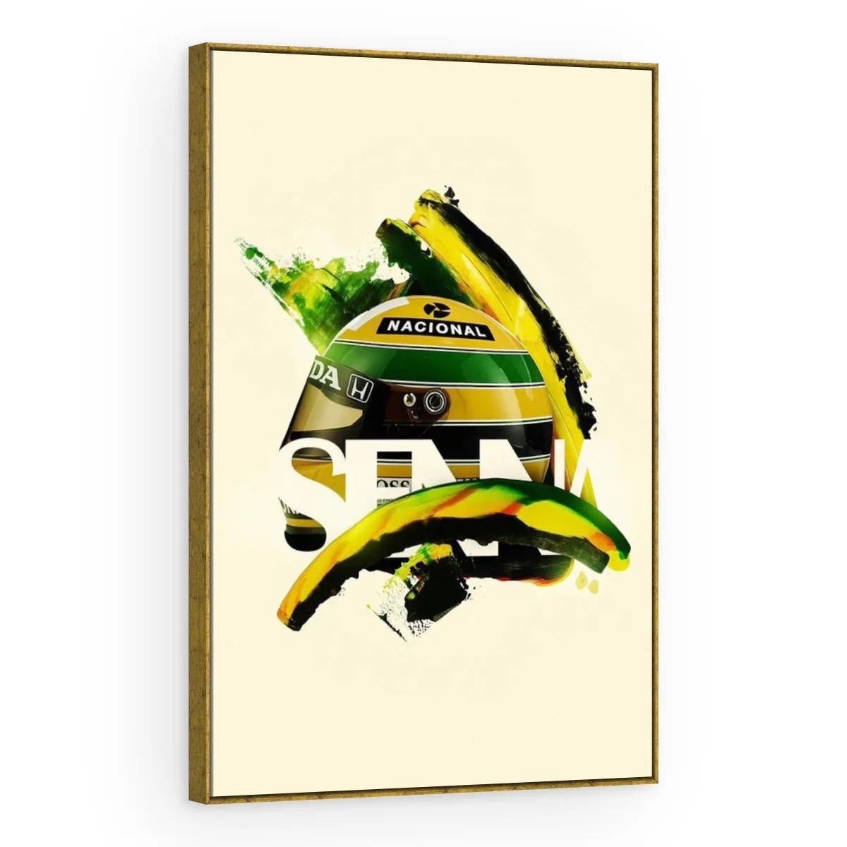 Quadro Decorativo Canvas Senna Pinceladas - FM0023
