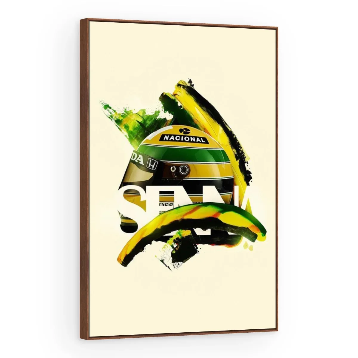 Quadro Decorativo Canvas Senna Pinceladas - FM0023