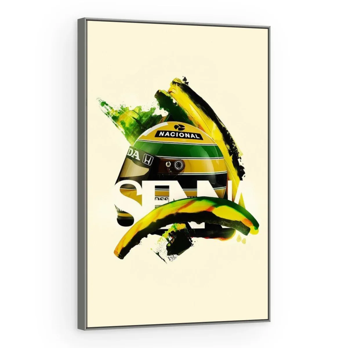 Quadro Decorativo Canvas Senna Pinceladas - FM0023