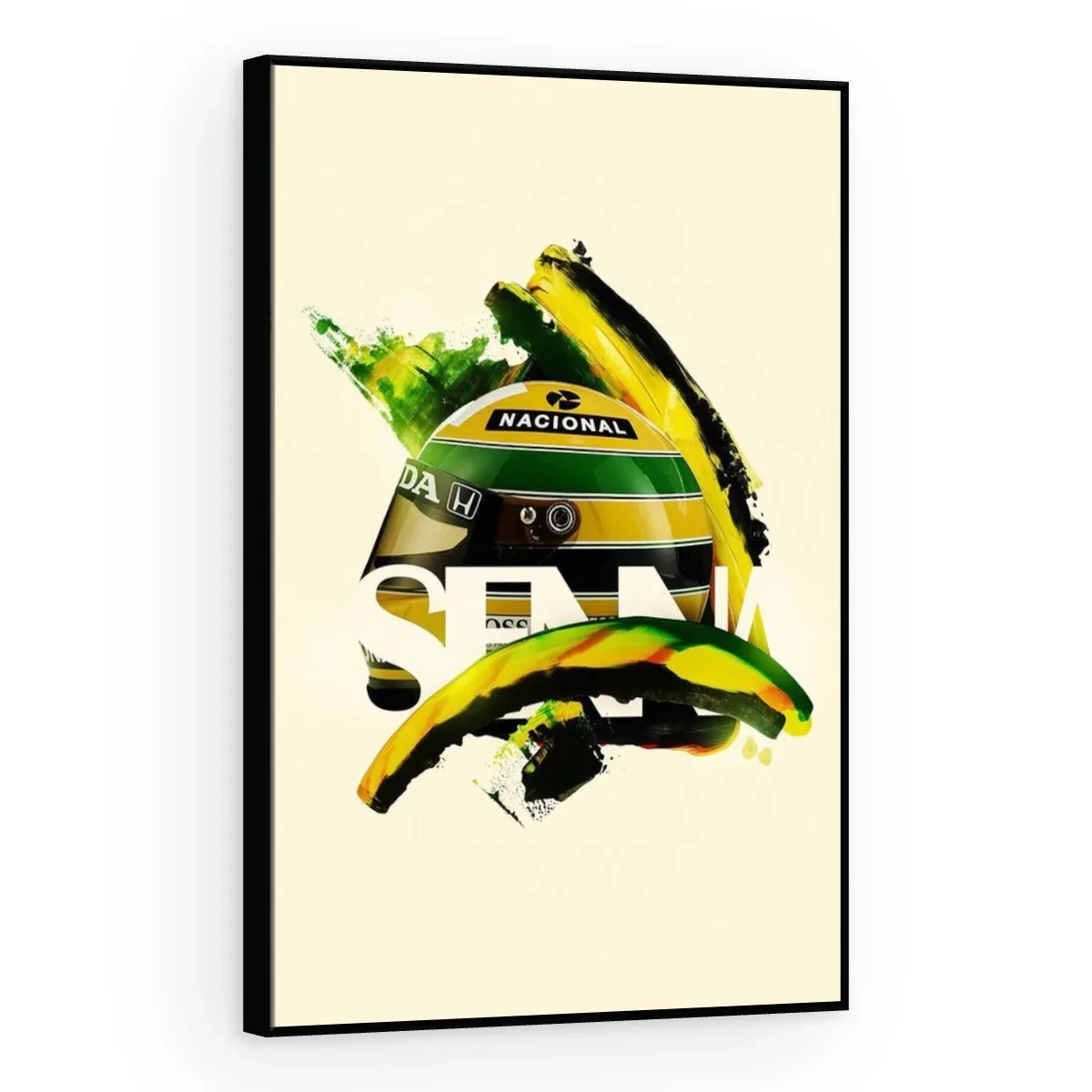 Quadro Decorativo Canvas Senna Pinceladas - FM0023