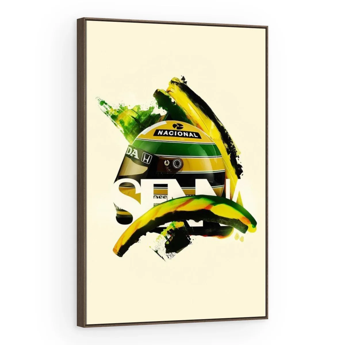 Quadro Decorativo Canvas Senna Pinceladas - FM0023