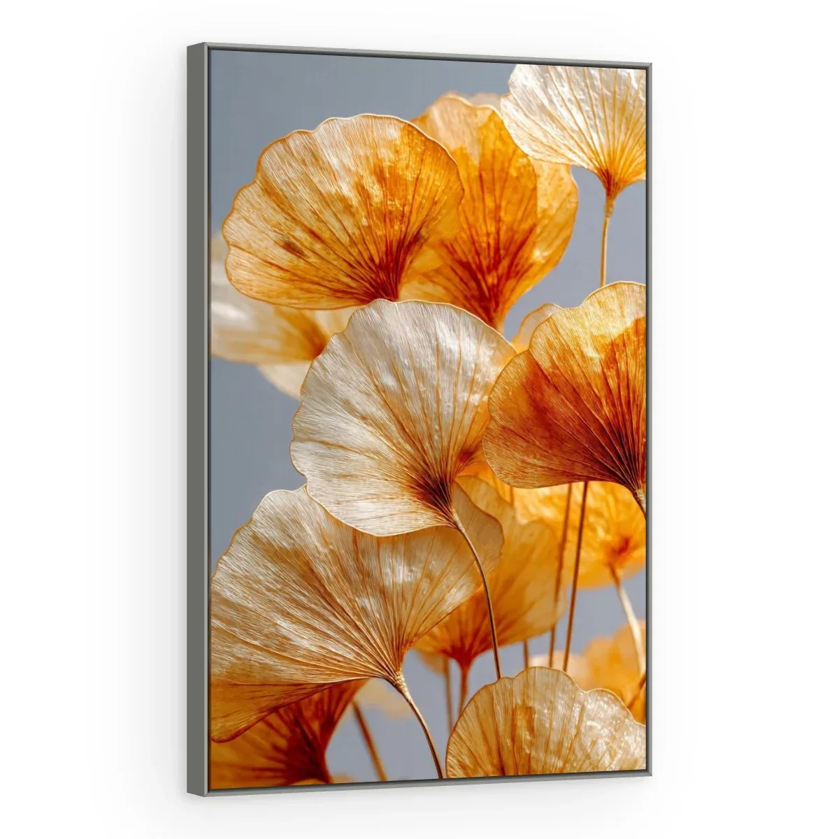 Quadro Decorativo Canvas Ginkgo Âmbar - FO0001