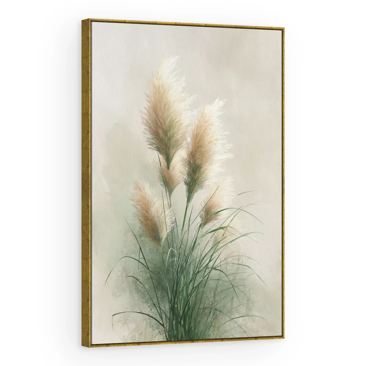 Quadro Decorativo Canvas Pampas Aquarela - FO0004