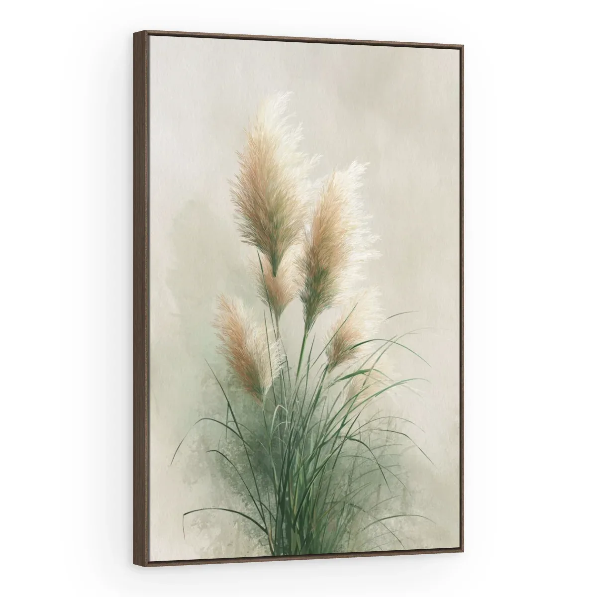 Quadro Decorativo Canvas Pampas Aquarela - FO0004