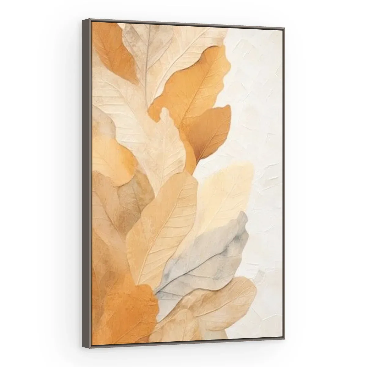 Quadro Decorativo Canvas Folhas Areia - FO0011