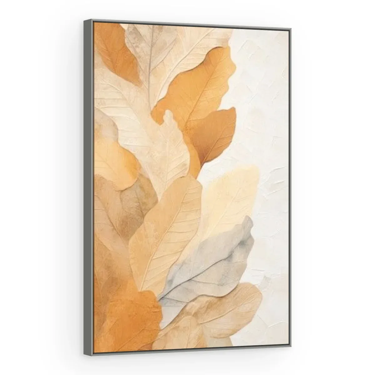 Quadro Decorativo Canvas Folhas Areia - FO0011
