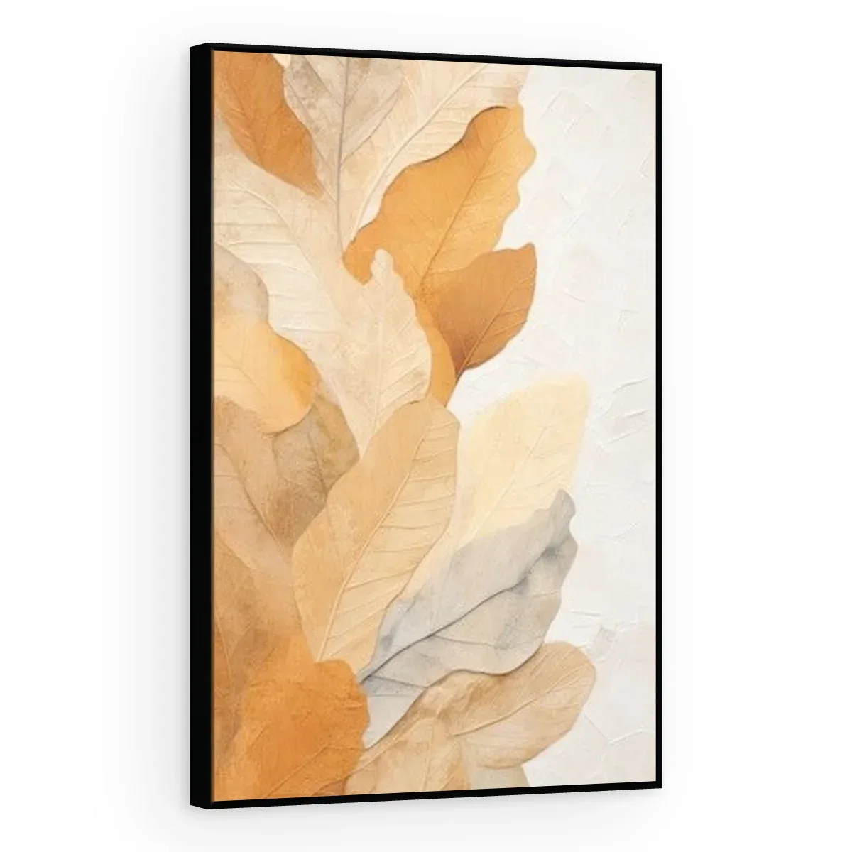 Quadro Decorativo Canvas Folhas Areia - FO0011