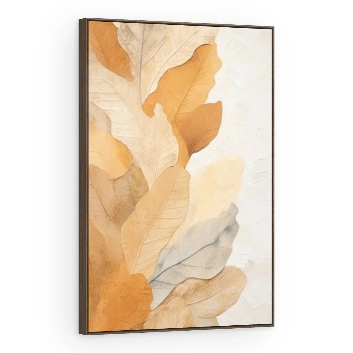 Quadro Decorativo Canvas Folhas Areia - FO0011