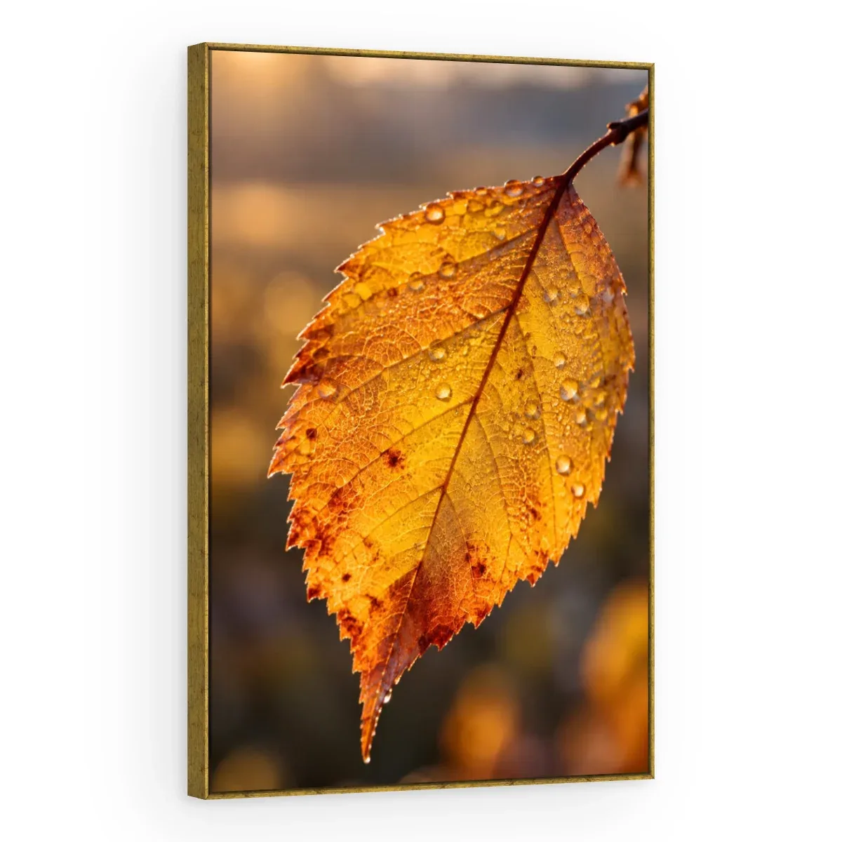 Quadro Decorativo Canvas Folha Outonal - FO0018