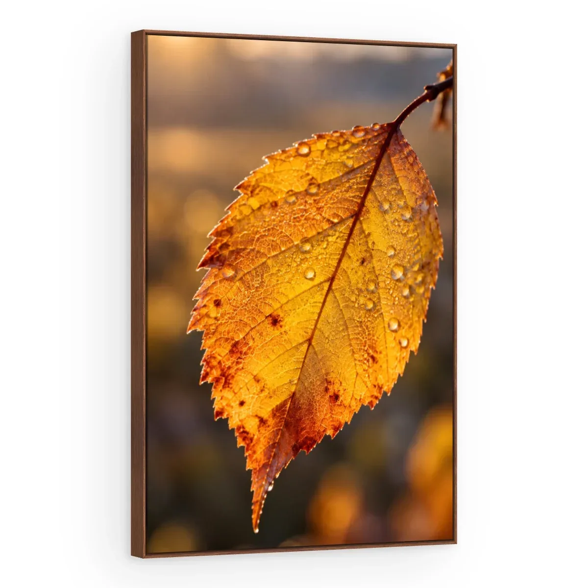 Quadro Decorativo Canvas Folha Outonal - FO0018