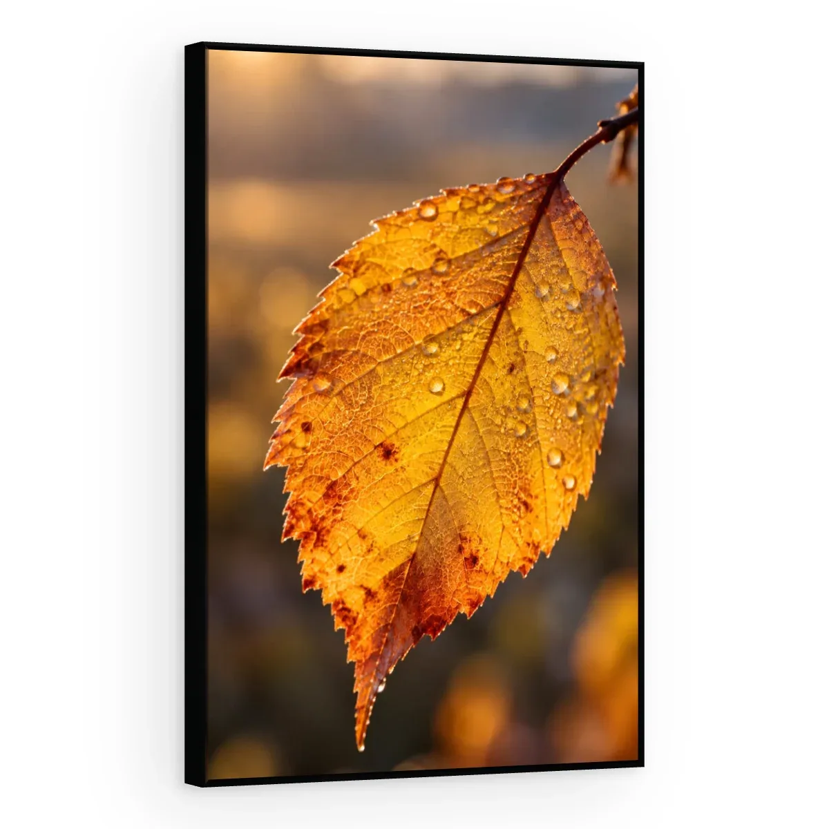 Quadro Decorativo Canvas Folha Outonal - FO0018