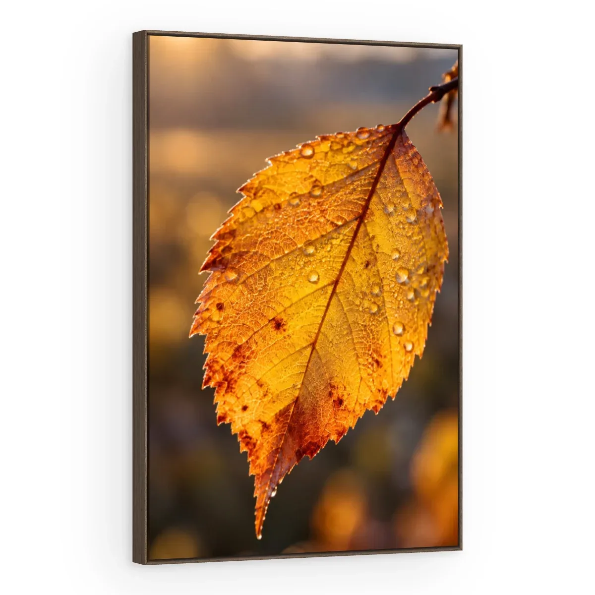 Quadro Decorativo Canvas Folha Outonal - FO0018