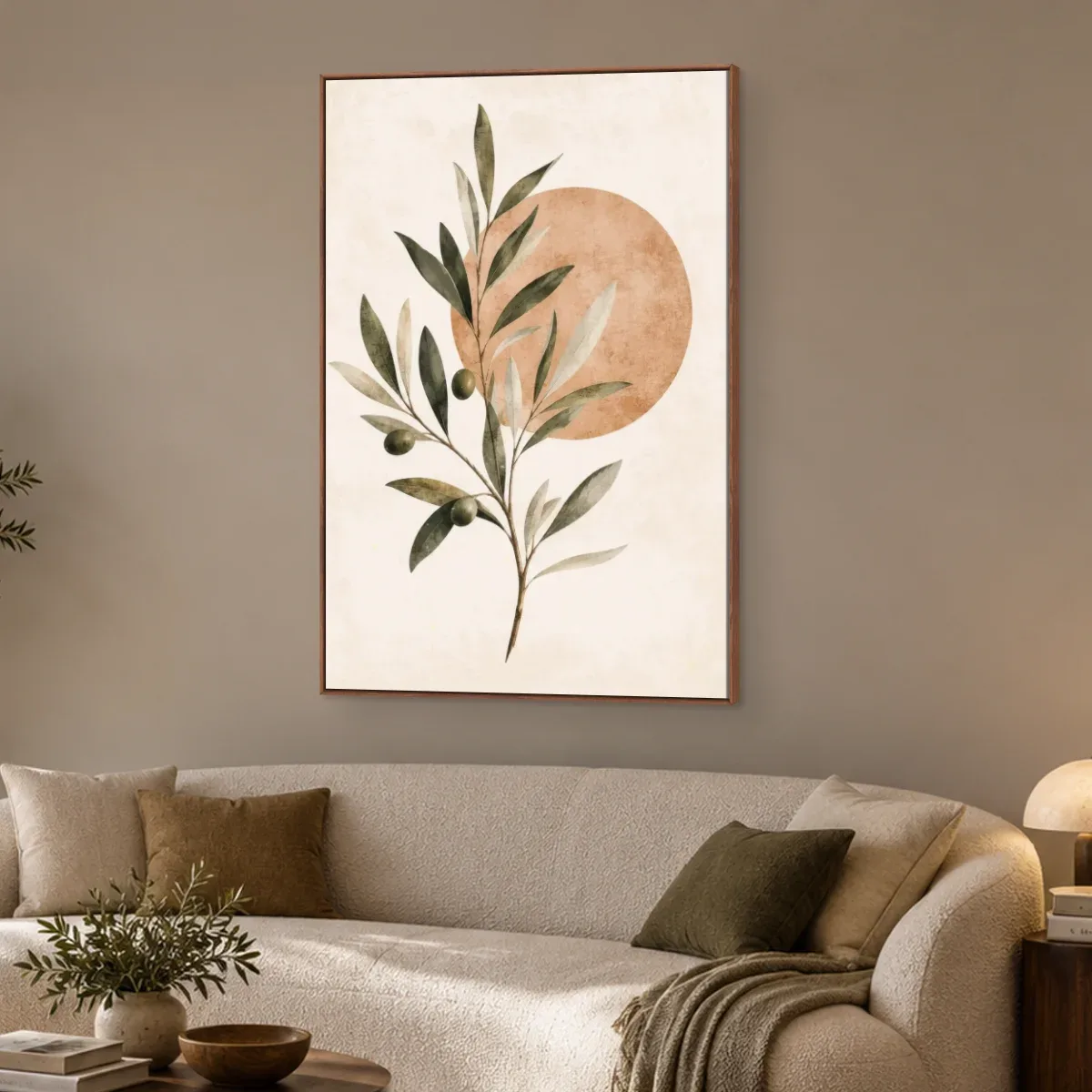 Quadro Decorativo Canvas Oliveira Boho - FO0019